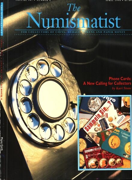 The Numismatist – April 1994 Cover