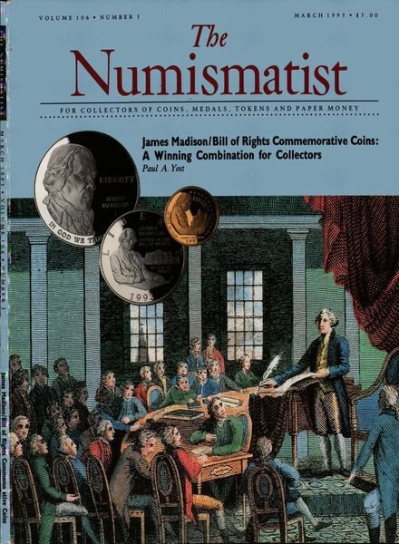The Numismatist – March 1993 Cover