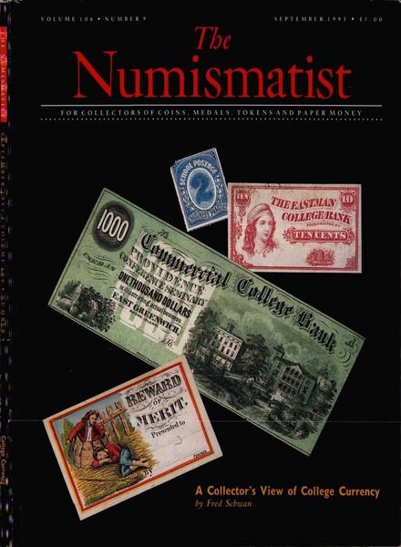 The Numismatist – September 1993 Cover