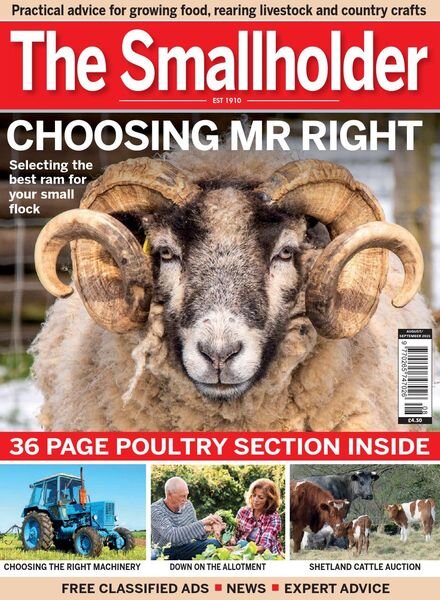 The Smallholder – August-September 2021 Cover