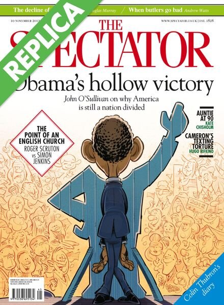 The Spectator – 10 November 2012 Cover