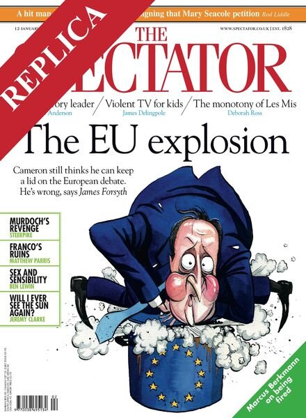 The Spectator – 12 January 2013 Cover