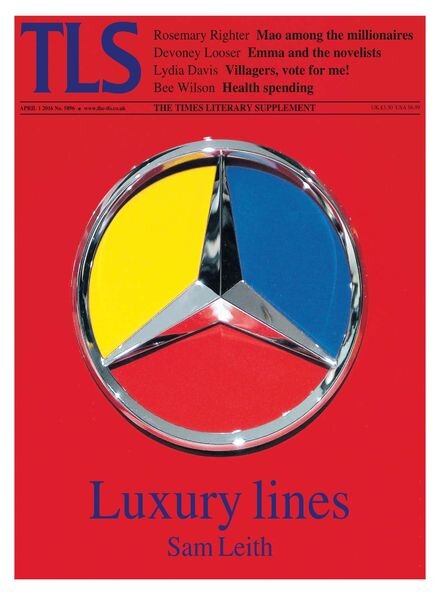 The Times Literary Supplement – 1 April 2016 Cover