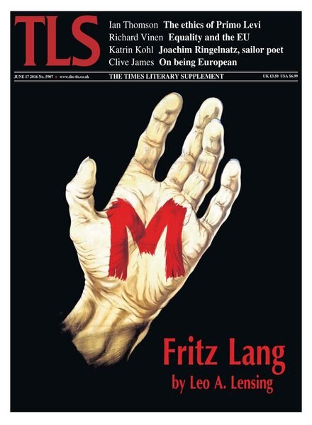 The Times Literary Supplement – 17 June 2016 Cover