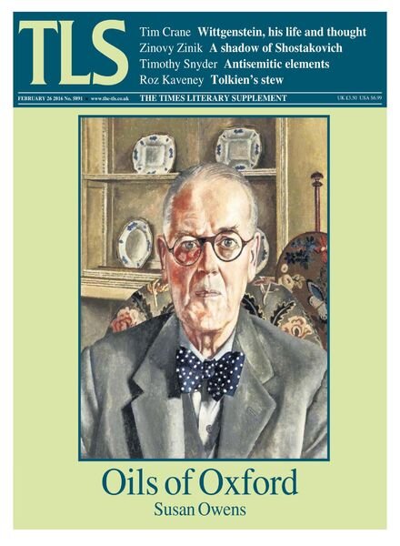 The Times Literary Supplement – 26 February 2016 Cover