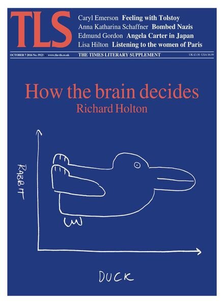 The Times Literary Supplement – 7 October 2016 Cover
