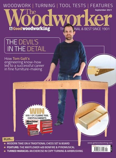 The Woodworker & Woodturner – September 2021 Cover
