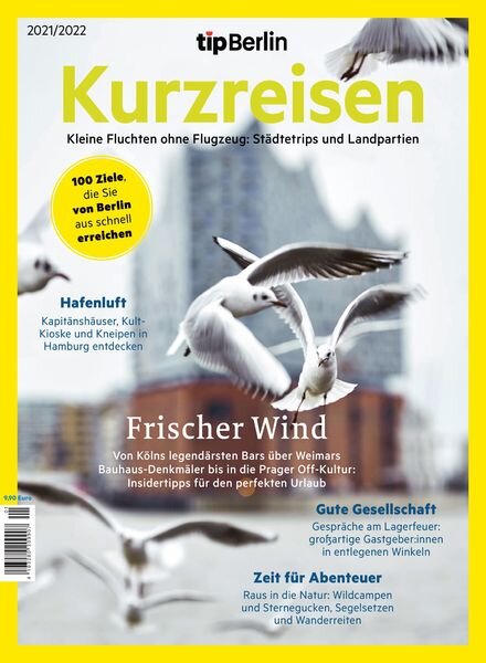 tip Berlin Edition – Kurzreisen – 05 August 2021 Cover
