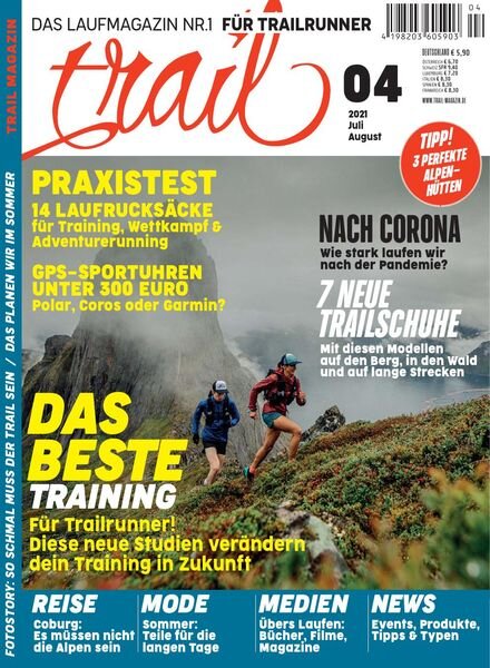 Trail Magazin – Juli-August 2021 Cover