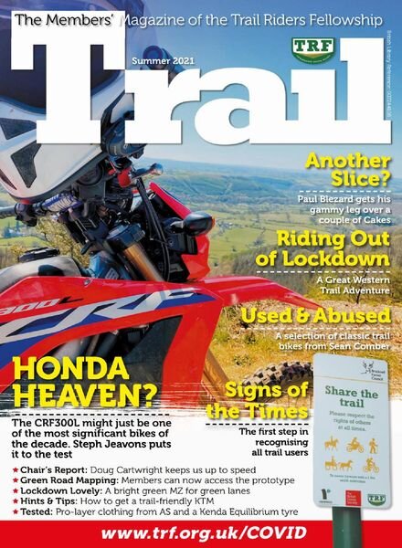 Trail Magazine – Summer 2021 Cover