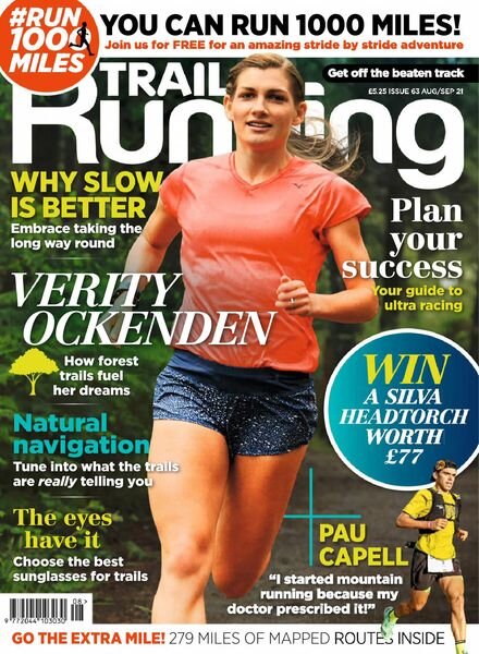 Trail Running – August-September 2021 Cover