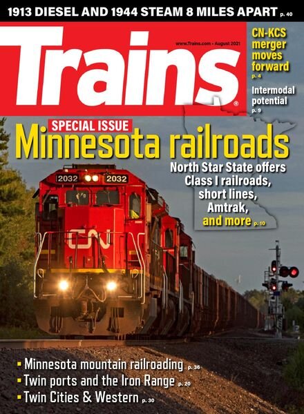Trains – August 2021 Cover