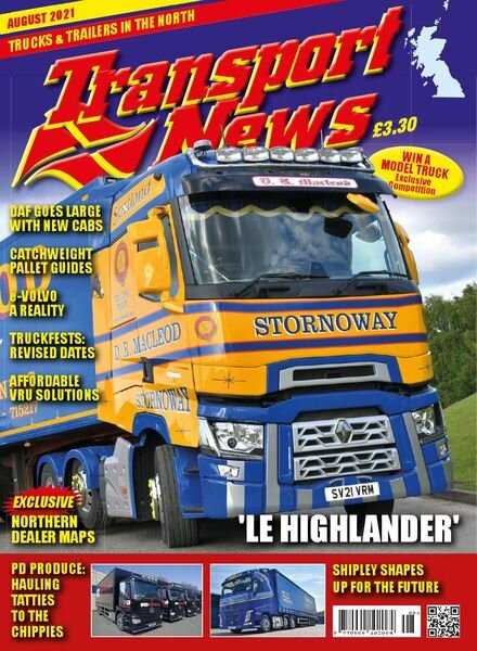 Transport News – August 2021 Cover