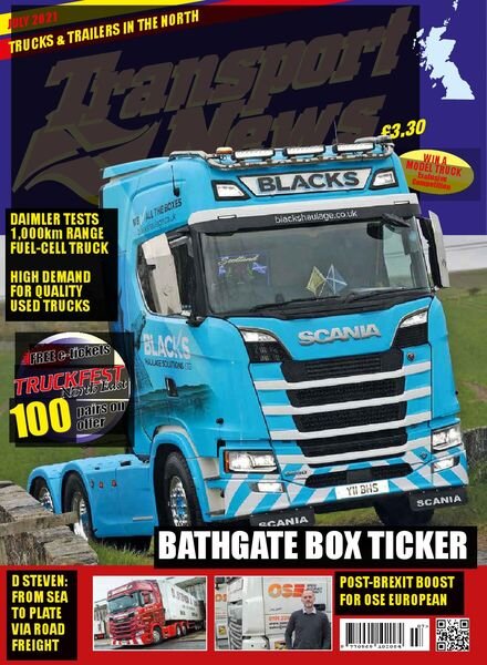 Transport News – July 2021 Cover