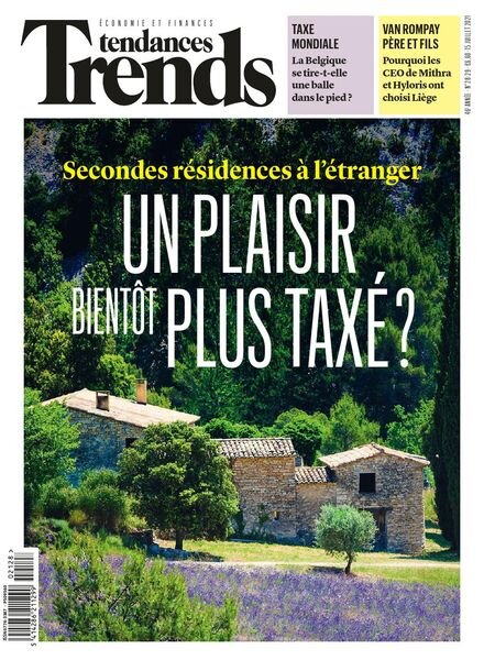Trends Tendances – 15 Juillet 2021 Cover
