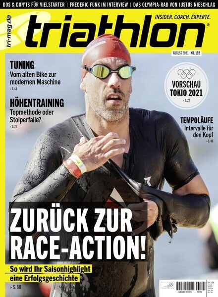 Triathlon Germany – August 2021 Cover