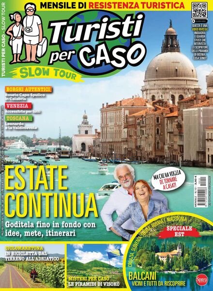 Turisti per Caso Slow Tour – agosto 2021 Cover