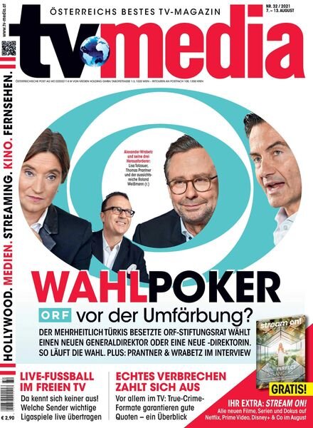 TV-Media – 04 August 2021 Cover