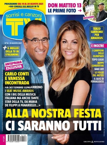 TV Sorrisi e Canzoni – 10 Agosto 2021 Cover