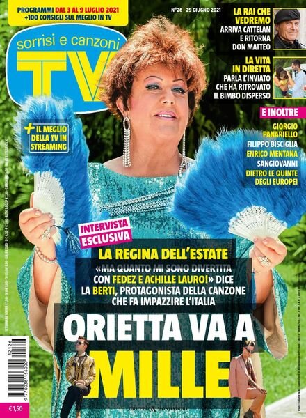 TV Sorrisi e Canzoni – 29 Giugno 2021 Cover