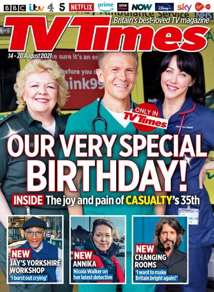 TV Times – 14 August 2021 Cover