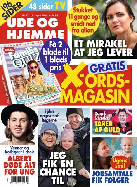 Ude og Hjemme – 11 august 2021 Cover