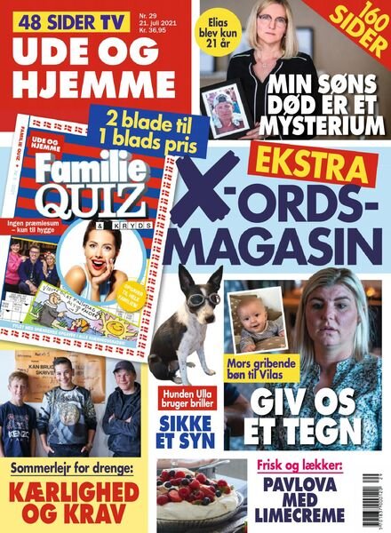 Ude og Hjemme – 21 juli 2021 Cover