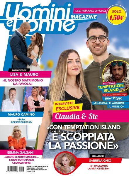 Uomini e Donne magazine – 16 luglio 2021 Cover