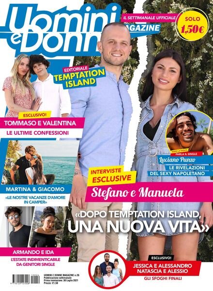 Uomini e Donne magazine – 30 luglio 2021 Cover