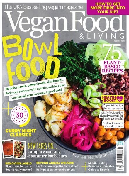 Vegan Food & Living – August 2021 Cover