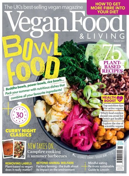 Vegan Food & Living – August 2021 Cover
