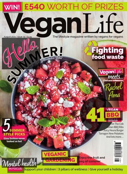 Vegan Life – Issue 74 – August 2021 Cover