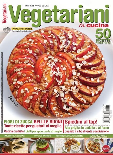 Vegetariani in Cucina – agosto 2021 Cover