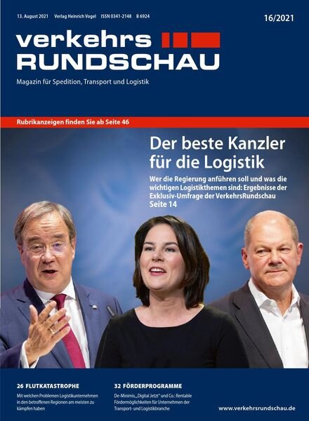 VerkehrsRundschau – 05 August 2021 Cover