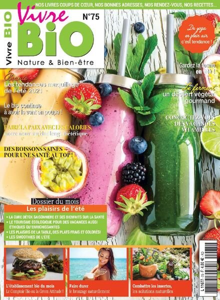 Vivre Bio – Juillet-Aout 2021 Cover