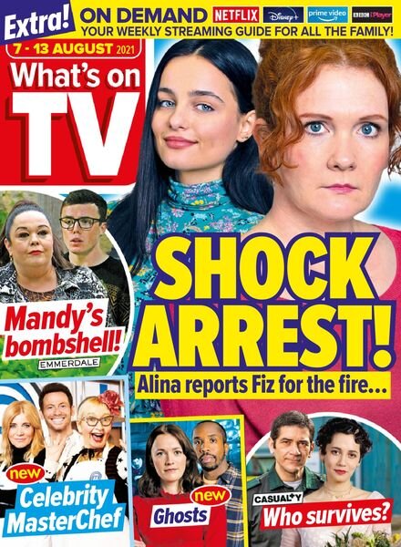 What’s on TV – 07 August 2021 Cover