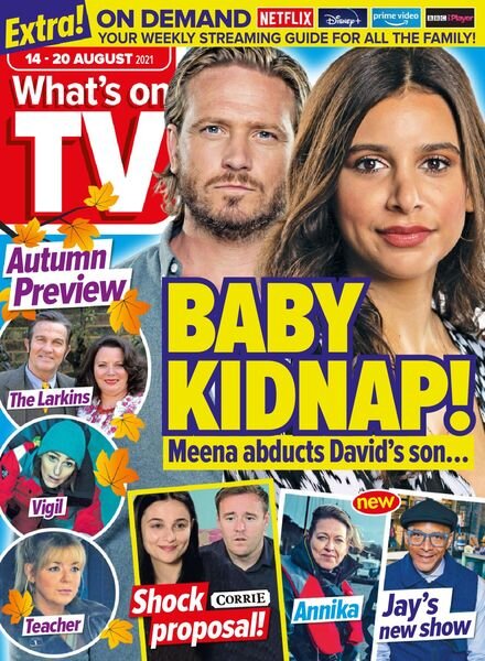 What’s on TV – 14 August 2021 Cover