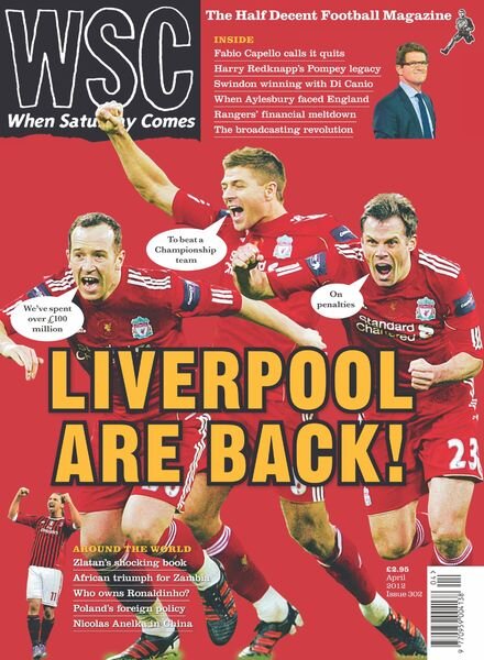 When Saturday Comes – April 2012 Cover