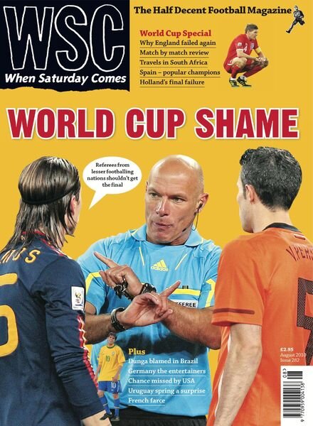 When Saturday Comes – August 2010 Cover