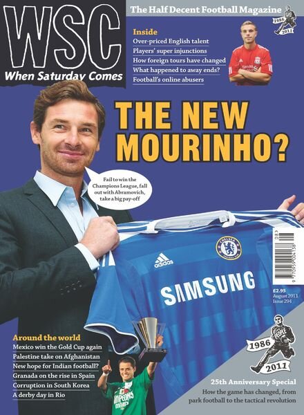 When Saturday Comes – August 2011 Cover