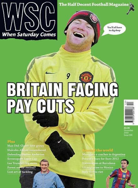When Saturday Comes – December 2010 Cover
