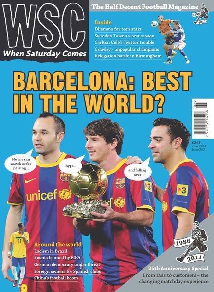 When Saturday Comes – June 2011 Cover
