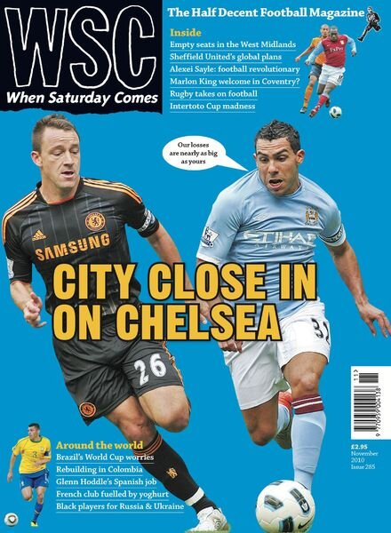 When Saturday Comes – November 2010 Cover