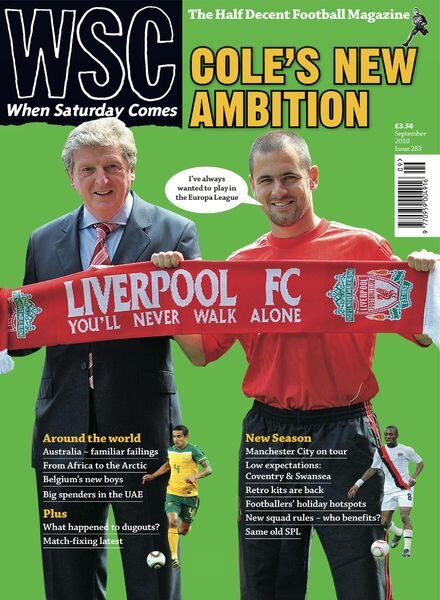 When Saturday Comes – September 2010 Cover