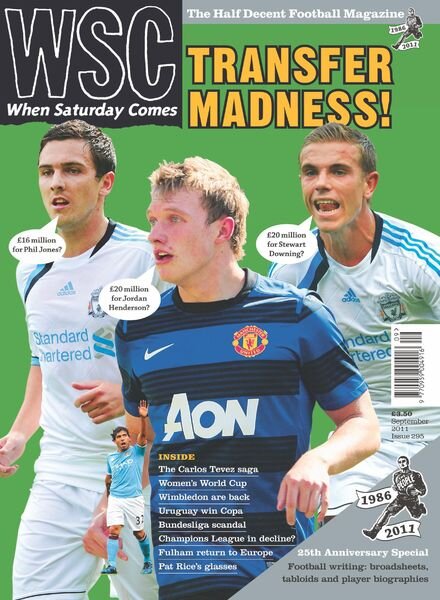 When Saturday Comes – September 2011 Cover