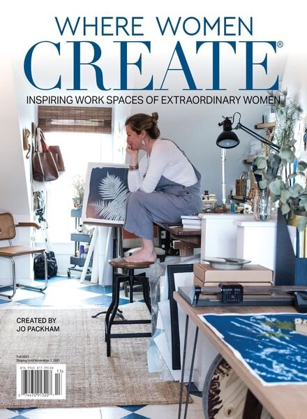 Where Women Create – August 2021 Cover