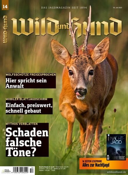 Wild und Hund – 15 Juli 2021 Cover