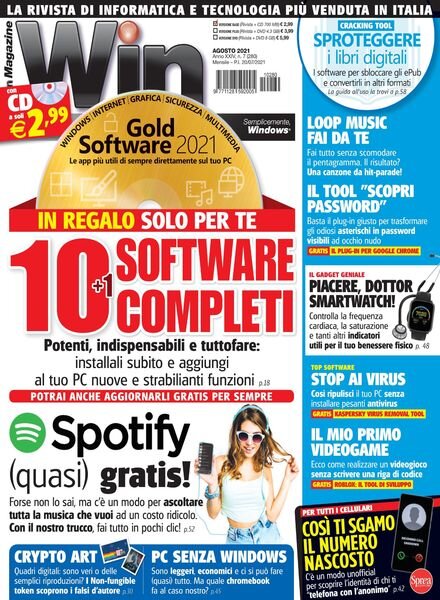 Win Magazine – agosto 2021 Cover