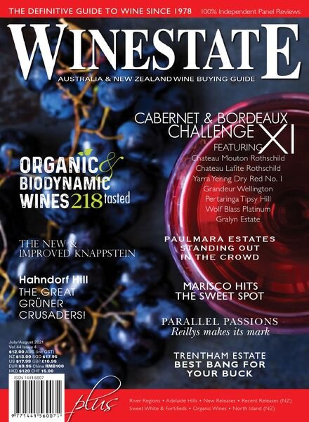 Winestate Magazine – July 2021 Cover