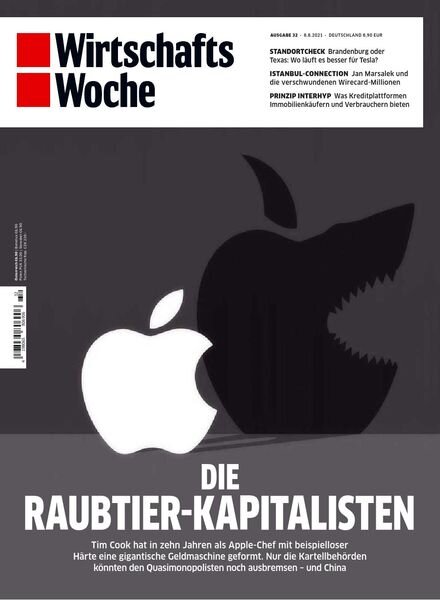 Wirtschaftswoche – 06 August 2021 Cover